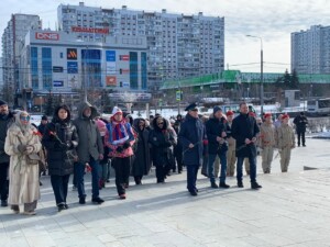 Возложение цветов ко Дню Защитника Отечества